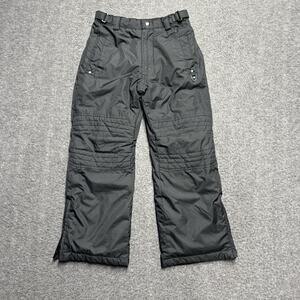 Protection System Snow Pants Youth Size 6X Black Ski Reinforced Ankle Zip Pocket